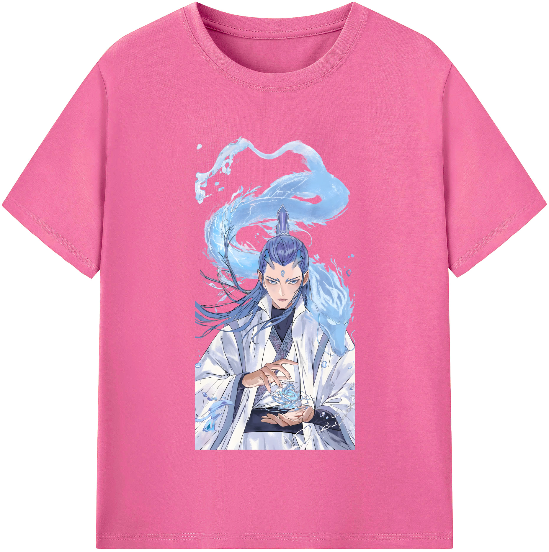 （画像用） Ne Zha 2 ナタ 魔童の大暴れ レディースカジュアルプリントTシャツ（綿100％）